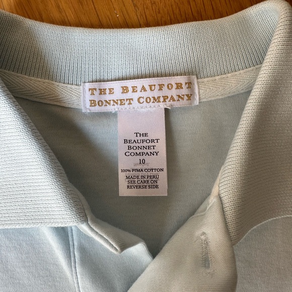 Beaufort Bonnet Company BoysPrim & Proper Pompano Polo Peach & Buckhead Blue 10 - Picture 6 of 9
